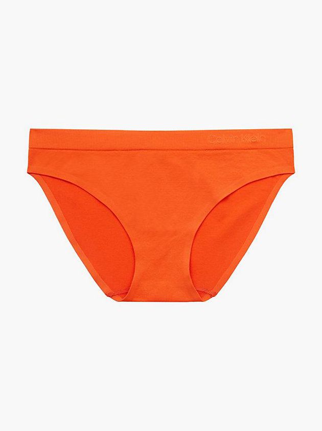 Calvin Klein USA Bikini - Bonded Flex Womens Briefs Orange 2890463-DG